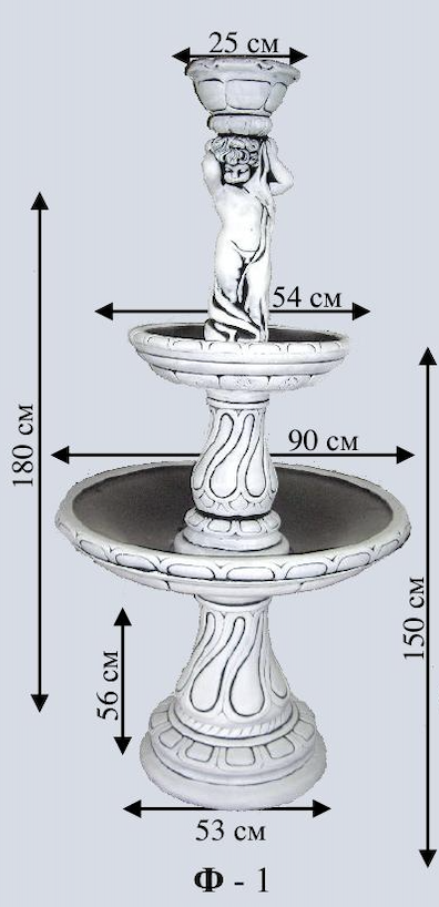 Фонтан "Класичний Дует" 2